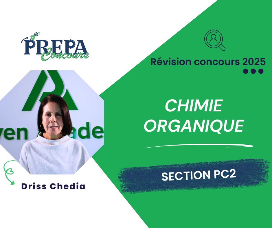 Révision et correction des concours Chimie Organique (PC2)